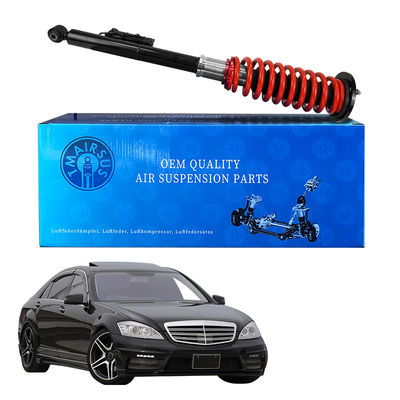 Περικυκλωτή άνοιξη πίσω Mercedes W221 Air Spring To Coil Περικυκλωτή άνοιξη κάλυψη κιτ με διαφημίσεις και ρυθμιζόμενο