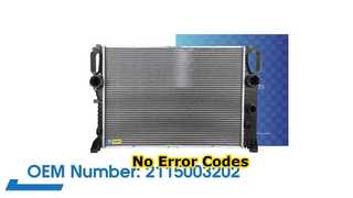 Radiator for Mercedes-Benz CLS500 2006, OEM 2115003202